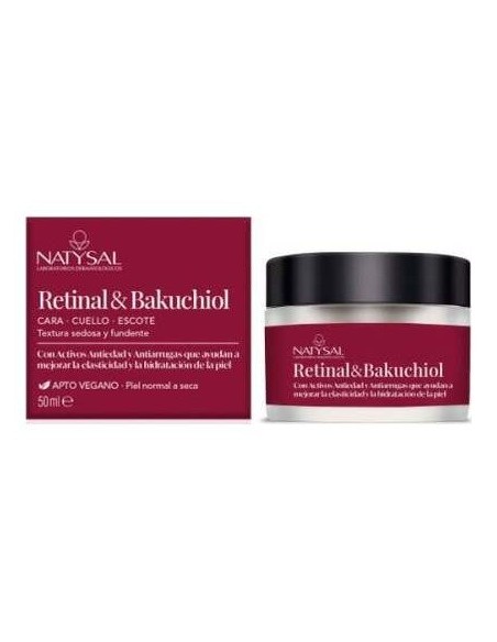 Retinol-Bakuchinol Cara-Cuello-Escote Crema 50Ml. de Natysal