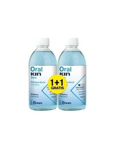 Pack Oralkin Zero Enjuage 500Ml 2X1 de Kin