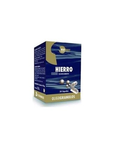 Hierro Oligogranulos 50Caps. de Waydiet Natural Products