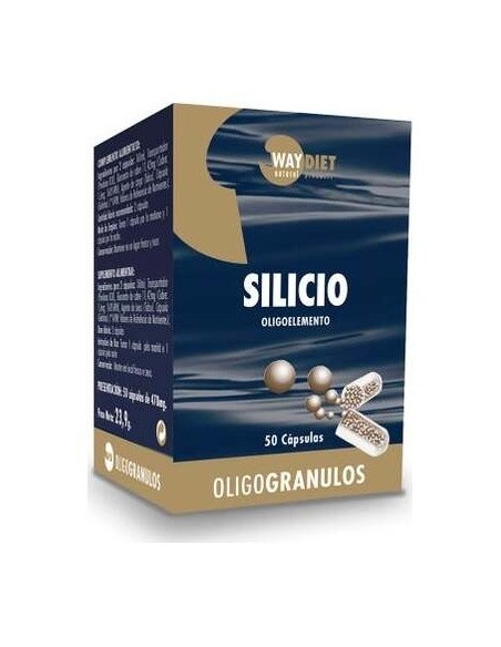 Silicio Oligogranulos 50Caps. de Waydiet Natural Products