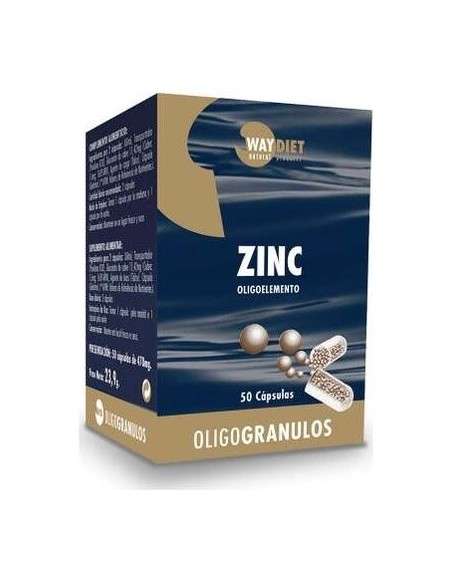 Zinc Oligogranulos 50Caps. de Waydiet Natural Products