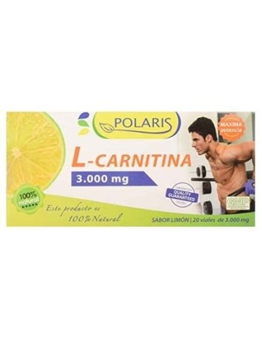 L-Carnitina Limon 3000Mg. 20Viales de Polaris