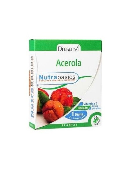 Acerola 30 Capsulas Nutrabasicos Drasanvi
