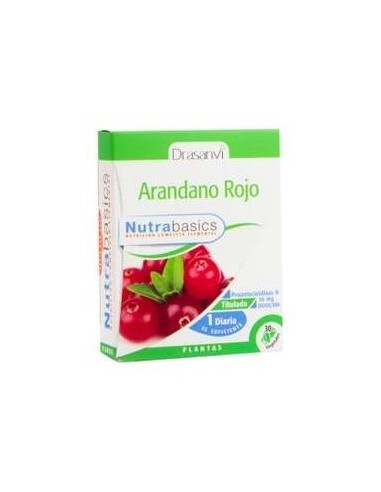 Nutrabasics Arandano Rojo 30Caps. de Drasanvi