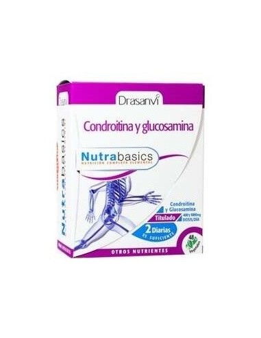 Nutrabasics Condroitina + Glucosamina 48Caps. de Drasanvi