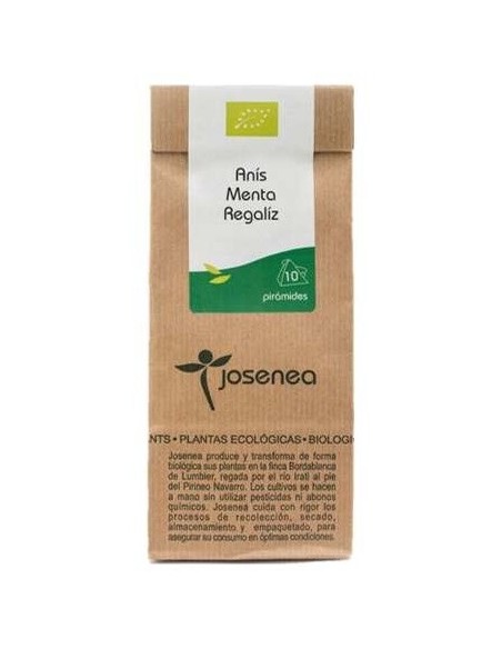 Anis Menta Regaliz Bolsa 10Sbrs. de Josenea