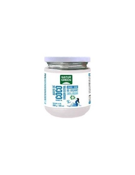 Aceite Virgen De Coco 1ª Presion Frio 200Gr. Bio de Naturgreen