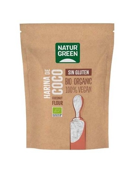 Harina de Coco Bio sin Gluten 500 G de Naturgreen