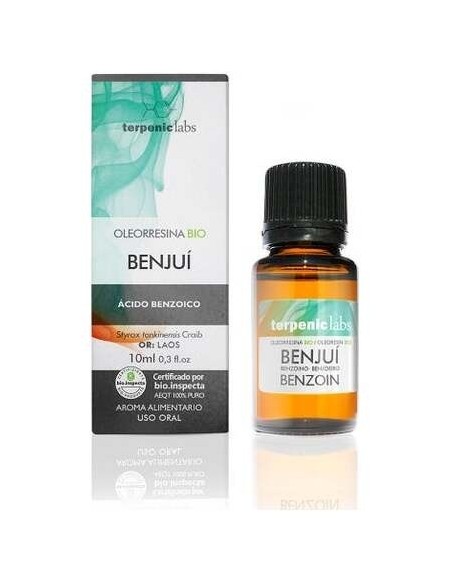 Benjui Aceite Esencial Bio 10Ml. Oleoresina de Terpenic