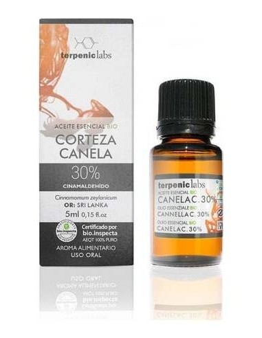 Canela De Ceylan Corteza 30% Aceite Esencial 5Ml. de Terpenic