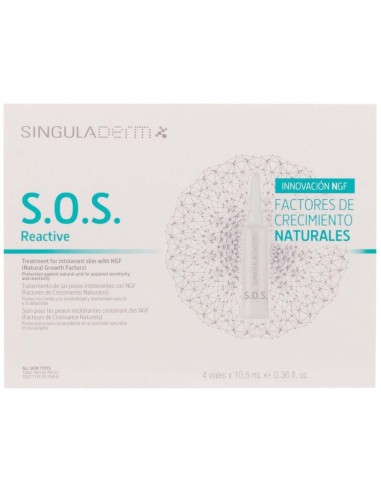 S.O.S. Reactive 4 Viales De 10,5Ml de Singuladerm