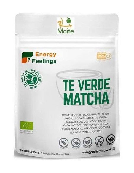 Te Verde Matcha Polvo 1Kg. Eco Vegan Sg de Energy Feelings