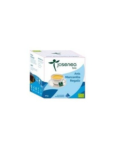 Anis-Manzanilla-Regaliz 10Piramides Ensobradas Bio de Josenea