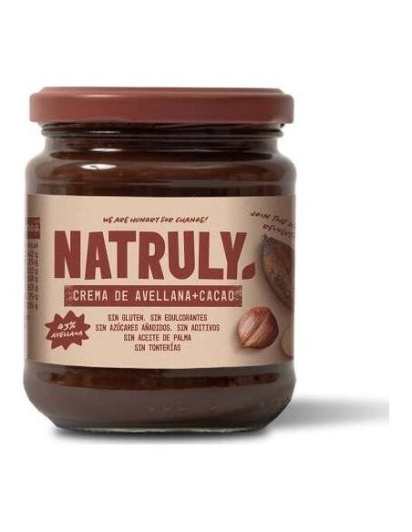 Crema De Cacao Y Avellanas 300Gr. Sg de Natruly