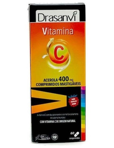 Vitamina C 400Mg Masticable 60 Comprimidos Drasanvi