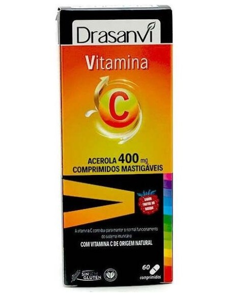 Vitamina C 400Mg Masticable 60 Comprimidos Drasanvi