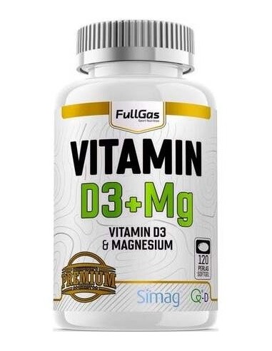 Vit D3 Quali-D + Magnesio Simag 120Perlas de Fullgas