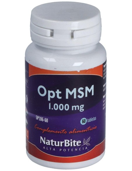 Msm 1000Mg. 60Comp. de Naturbite