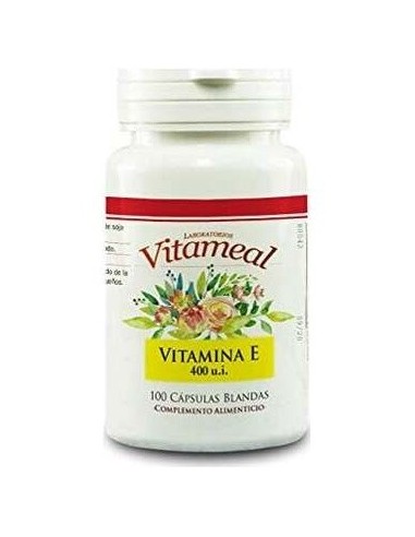 Vitamina E 400ui Natural, 100 Caps. Gel  de Vitameal