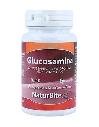 Glucosamina, Condroitina, Msm, Vit C 60Comp. de Naturbite