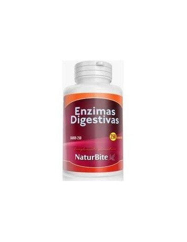 Enzimas Digestivas, 250 Comp.  de NaturBite