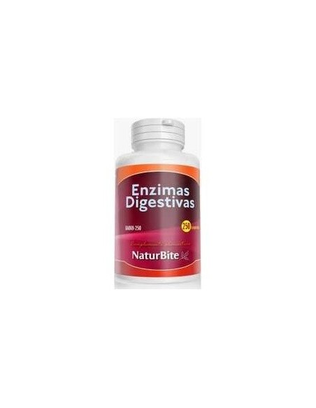 Enzimas Digestivas, 250 Comp.  de NaturBite