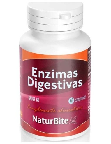 Enzimas Digestivas Veganas, 250 comp.  de NaturBite