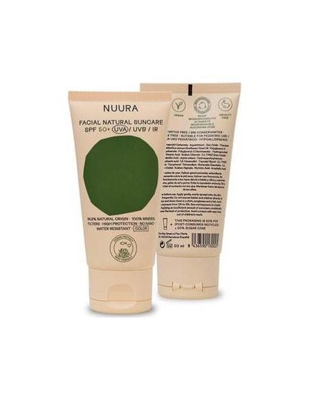 Crema Solar Facial Spf50 Color 50Ml. Eco de Nuura