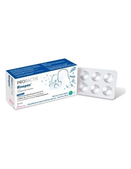 Probactis Rinopas Fresa 30Pastillas Para  Chupar. de Probactis