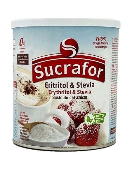 Sucrafor (Eritritol Y Stevia) 500Gr. de Sucrafor