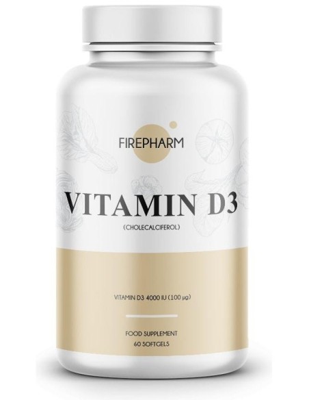 F-Pharm Vitamina D3 60Perlas. de Fire Nutrition