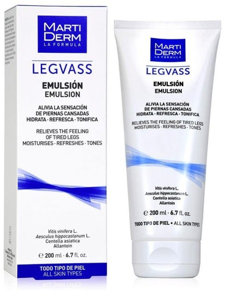 Legvass Hidro Descans Piernas Emulsion 200 Ml de Martiderm
