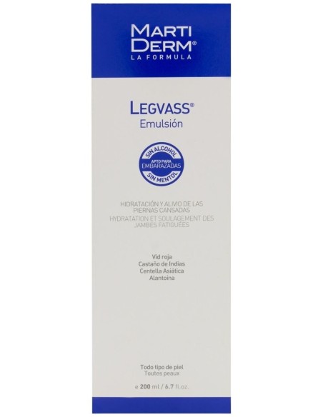 Legvass Hidro Descans Piernas Emulsion 200 Ml de Martiderm
