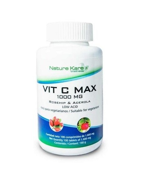 Vitamina C Max 1000Mg. 100Comp. de Nature Kare Wellness