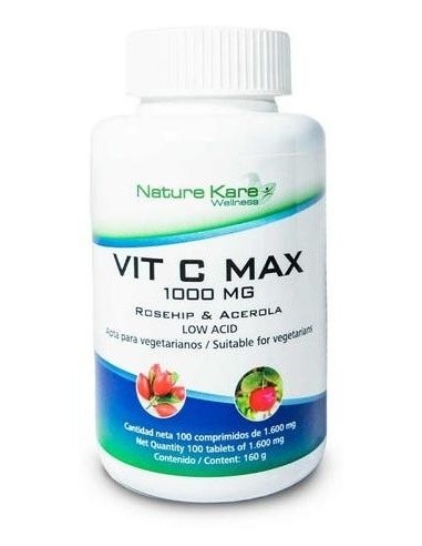 Vitamina C Max 1000Mg. 100Comp. de Nature Kare Wellness