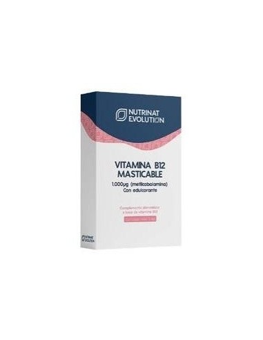 Vitamina B12 Masticable 30 COMP de Nutrinat Evolution