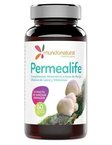 Permealife Melena De Leon 60Cap. de Mundonatural
