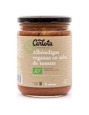 Albondigas En Salsa De Tomate 425Gr. Eco Vegan de Carlota Organic