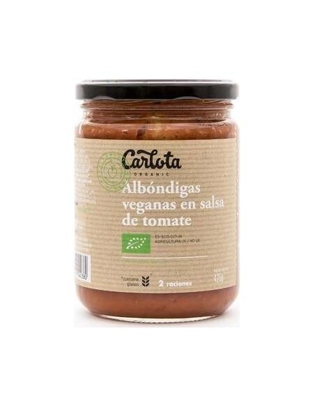 Albondigas En Salsa De Tomate 425Gr. Eco Vegan de Carlota Organic