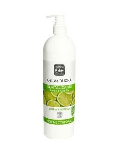 Gel De Ducha Revitalizante Limon-Aloe 740Ml. Bio de Naturabio Cosmetics