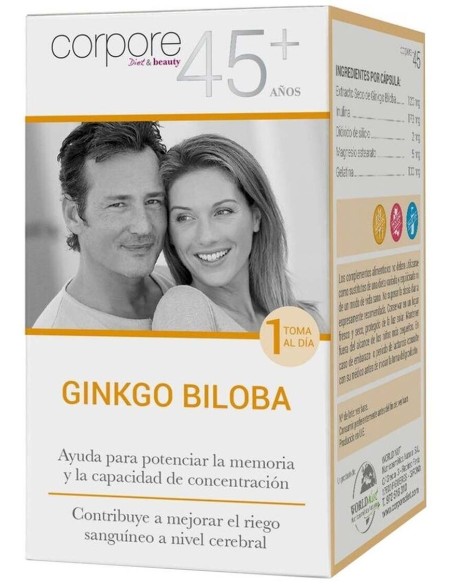 Corpore Diet 45+ Memoria Ginkgo Biloba 60Cap. de Corpore Diet
