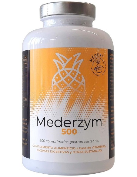 Mederzym 500Comp. de Mederi Nutricion Integrativa