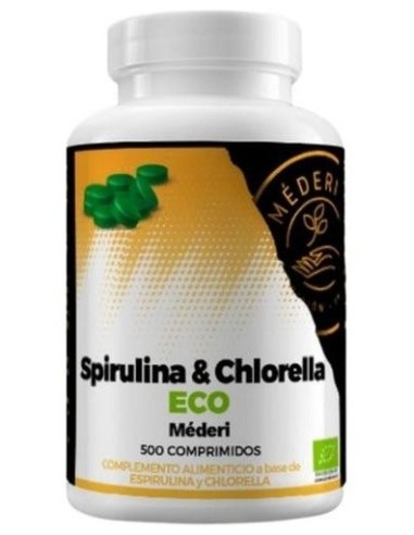 Spirulina & Chlorella Eco 500Comp. de Mederi Nutricion Integrativa
