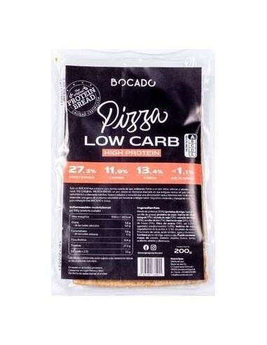Base De Pizza Low Carb High Protein 200Gr. de Bocado