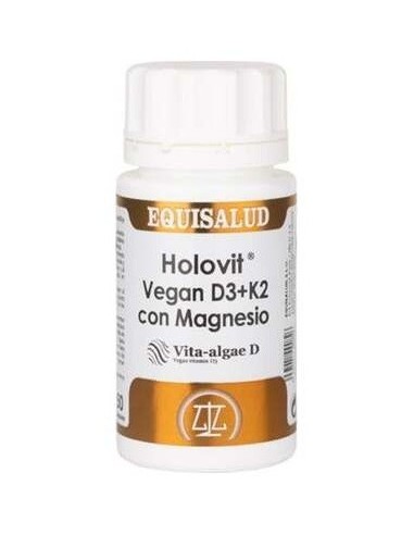 Holovit Vegan D3+K2 Con Magnesio 50Cap. de Equisalud