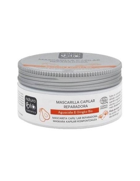 Mascarilla Capilar Reparadora Aguacate-Ginkgo 200 de Naturabio Cosmetics