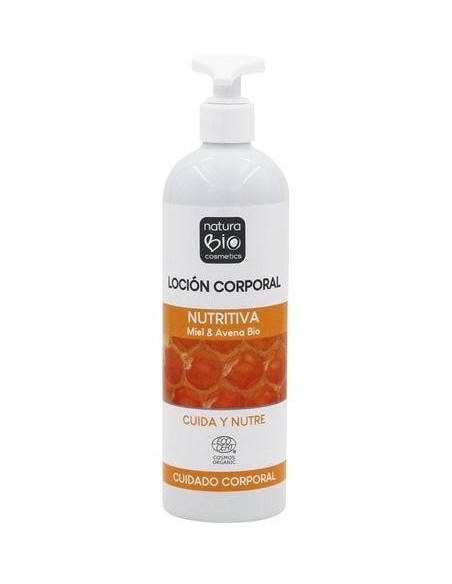 Locion Corporal Nutritiva Miel-Avena 500 Ml Bio de Naturabio Cosmetics