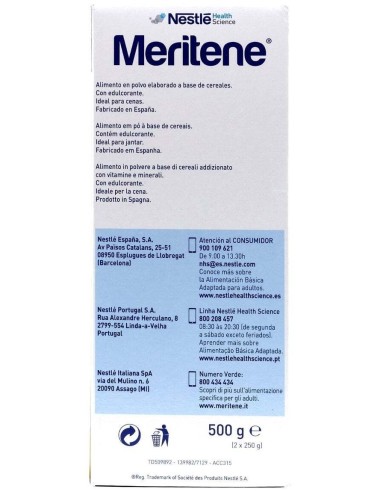 Maritene Buenas Noches Instant Cereales 2x250g. de Meritene