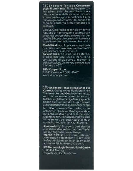 Endocare Tensage Contorno Ojos Iluminador 15Ml. de Endocare