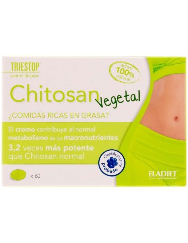 Triestop Chitosan Vegetal 60Comp. de Eladiet